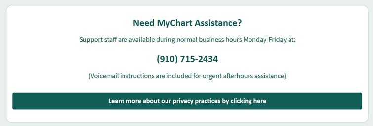First Health MyChart Customer Service